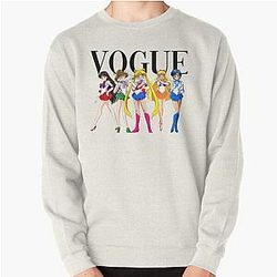 Sailor Moon Sweatshirts - Sailor Moon Vogue Pullover Sweatshirt RB2008