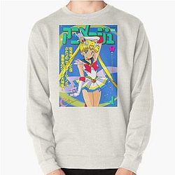 Sailor Moon Sweatshirts - Super Sailor Moon Magazine Pullover Sweatshirt RB2008