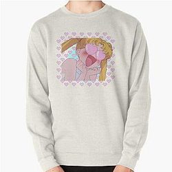 Sailor Moon Sweatshirts - Sailor Moon in Love Pullover Sweatshirt RB2008