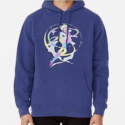 Sailor Moon Hoodies - Super Sailor Moon Chalice - Rainbow Version Pullover Hoodie RB2008