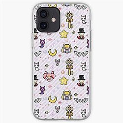 Sailor Moon Cases - Sailor Moon family - Purple iPhone Soft Case RB2008