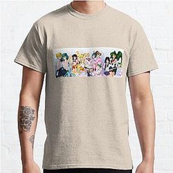 Sailor Moon T-Shirts - Sailor Moon Group Classic T-Shirt RB2008