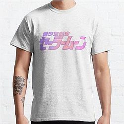Sailor Moon T-Shirts - Sailor Moon title pastel aesthetic Classic T-Shirt RB2008