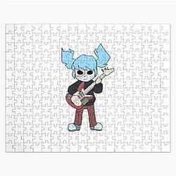Sally Face Puzzles - Sally Face Guitar Design Jigsaw Puzzle RB0106 [ID8968]