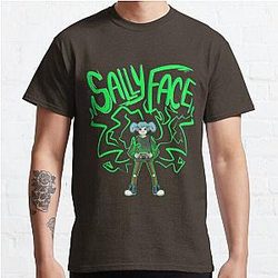 Sally Face T-Shirts - Sally Face Super GearBoy graphic Classic T-Shirt RB0106 [ID7896]