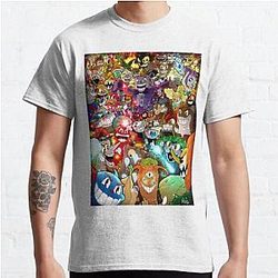 Cuphead T-Shirts - Cuphead Poster + Filter + Color Classic T-shirt [ID12449]