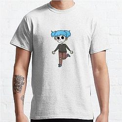 Sally Face T-Shirts - Sally Face Sticker Classic T-Shirt RB0106 [ID7925]