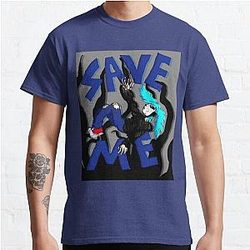 Sally Face T-Shirts - Sally Face Save Me Classic T-Shirt RB0106 [ID7937]