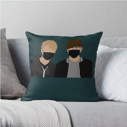 Sam and Colby6 Throw Pillow RB3008