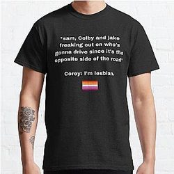 Corey scherer in Sam and colby Classic T-Shirt RB3008
