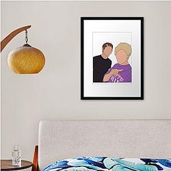 Sam And Colby 1 Framed print Premium Merch Store