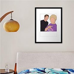 Sam &amp; Colby 1 Framed print Premium Merch Store