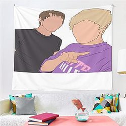 Sam &amp; Colby 1 Tapestry Premium Merch Store
