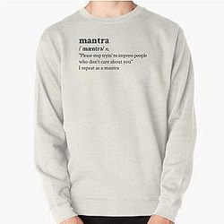 Mantra by Sam Fender Pullover Sweatshirt RB1412