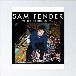 Men Women Live Sam Fender Hypersonic Missiles Tour Funny  Fan  Poster RB1412