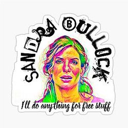 Sandra Bullock Color Sticker