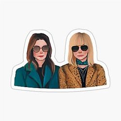 Sandra Bullock and Cate Blanchett Ocean's 8 Sticker