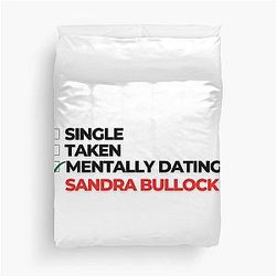 Mentally Dating Sandra Bullock Duvet