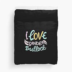 I Love Sandra Bullock Duvet Cover becomes
I Love Sandra Bullock Duvet