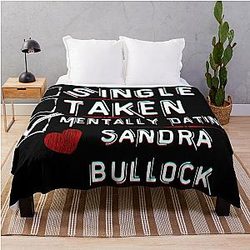 Mentally Dating Sandra Bullock Blanket