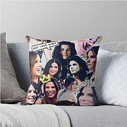 Sandra Bullock Throw Pillow
