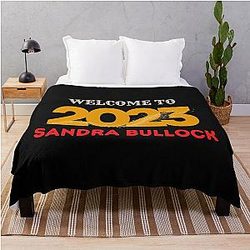 Welcome to Sandra Bullock Throw Blanket