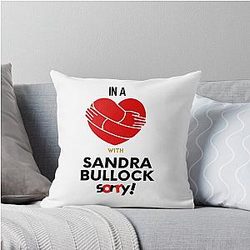 In Relationship With Sandra Bullock Throw Pillow