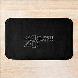 Sandra Bullock 28 Days Black Summer Vibe Bath Mat
