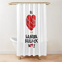 In a Relationship with Sandra Bullock Shower Curtain