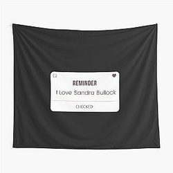 I Love Sandra Bullock Tapestry