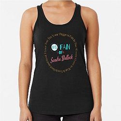 Fan Of Sandra Bullock Racerback Tank Top
