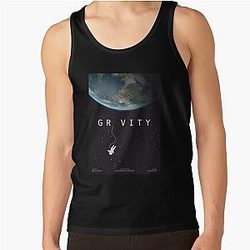 Gravity Alternative Sandra Bullock George Clooney Alfonso Cuaron Nasa Astronaut Movie Film Tank Top