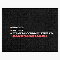 Mentally Committed to Sandra Bullock Jigsaw Puzzle