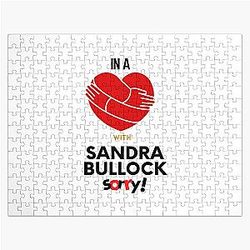 In a relationship With Sandra Bullock Sorry Jigsaw Puzzle