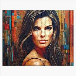 Digital Design of Sandra Bullock Jigsaw Puzzle