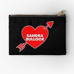 In Love Sandra Bullock Zipper Pouch