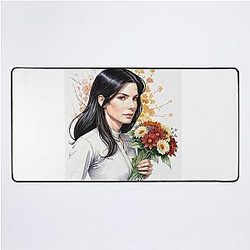 Sandra Bullock will bring you flowers desk mat