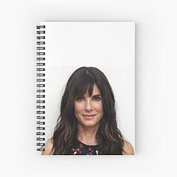 Sandra Bullock with Bangs Notebook