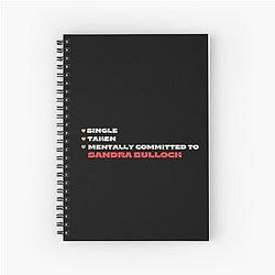 Mentally Committed to Sandra Bullock Notebook