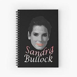 Sandra Bullock Spiral Notebook