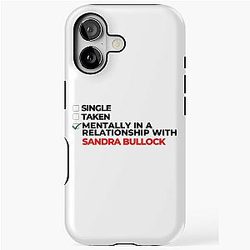 Mentally In Relationship With Sandra Bullock iPhone Case