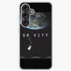 Gravity Poster Sandra Bullock George Clooney Alfonso Cuaron NASA Astronaut Movie Poster Galaxy Case