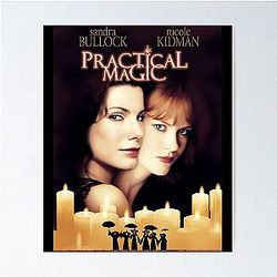 Practical Magic 90s Movie Poster - Sandra Bullock Nicole Kidman