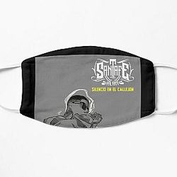 Santa Fe Klan Merch Silencio En El Callejon Song Flat Mask