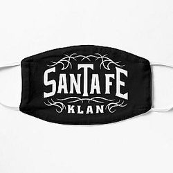 Santa Fe Klan Reggaeton Latino Gang Latin Trap Hip Hop White Flat Mask