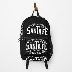 Santa Fe Klan Reggaeton Latino Gang Latin Trap Hip Hop White Backpack