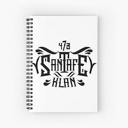 Santa Fe Klan Merch Santa Fe Klan Logo Spiral Notebook