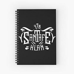Santa Fe Klan Merch Santa Fe Klan Logo Spiral Notebook