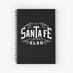 Santa Fe Klan Reggaeton Latino Gang Latin Trap Hip Hop White Spiral Notebook