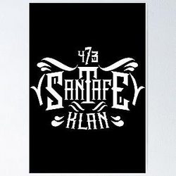 Santa Fe Klan Merch Santa Fe Klan Logo Poster